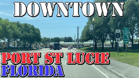 Port St Lucie Florida 4k Downtown Drive Youtube