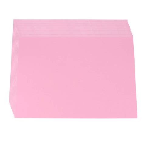 Supvox 100pcs Pink Copy Paper Colored Paper A4 Printer Paper Pink