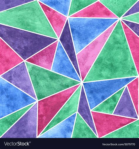 Triangle Mosaic Seamless Pattern Royalty Free Vector Image