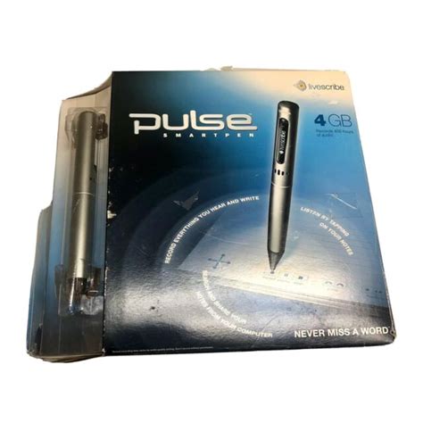 Livescribe Pulse Smartpen 4 Gb Mac And Windows Compatible Audio Smart Pen
