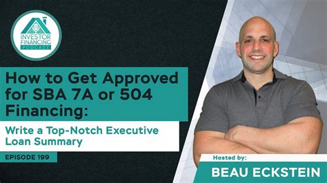 How To Get Approved For Sba 7a Or 504 Financing Write A Top Notch