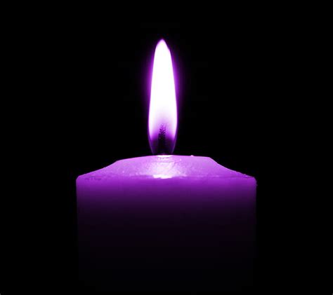 Purple Flame Candle Dark Flame Purple Hd Wallpaper Peakpx