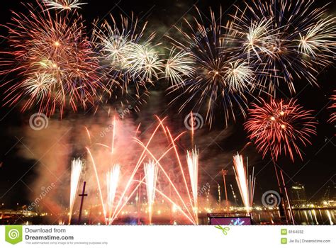 Singapore Fireworks Festival Celebration Stock Photography ...