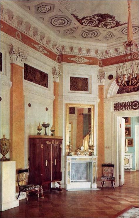 Pavlovsk Palace Russia The Pilaster Room Created In 1800 By Giacomo Quarenghi Was Meant To