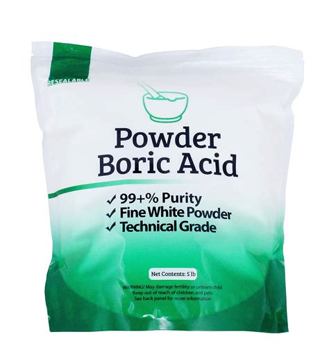 10 Lb Fine Powder Boric Acid H3bo3 999 Pure Orthoboric Acid For