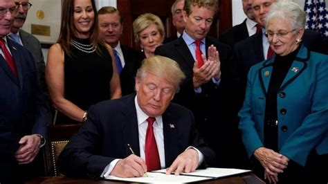 Trump Signs Executive Order To Weaken Obamacare Bbc News