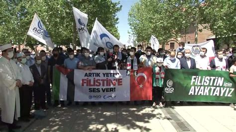 Turkey Protesters Rally In Support Of Palestinians In Ankara Video
