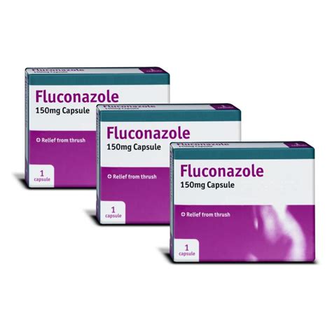 Fluconazole Pack Of 3 150mg Thrush Chemist4u