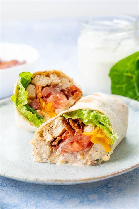 Chicken Bacon Ranch Wrap Is A Delicious Wrap Made With Well Seasoned
