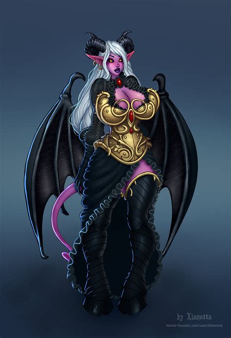 Succubus Comission Dressed Ver By Eleonore Hentai Foundry