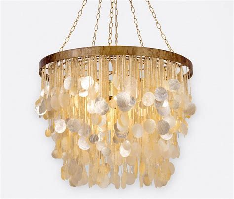 Made Goods Henry Chandelier In Natural Cadiz And Mother Of Pearl Offer
