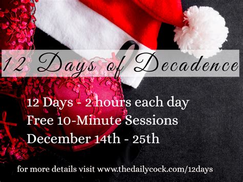 oh 12 days of sissy decadence fabulous feminization phone sex brought to you by ldw group