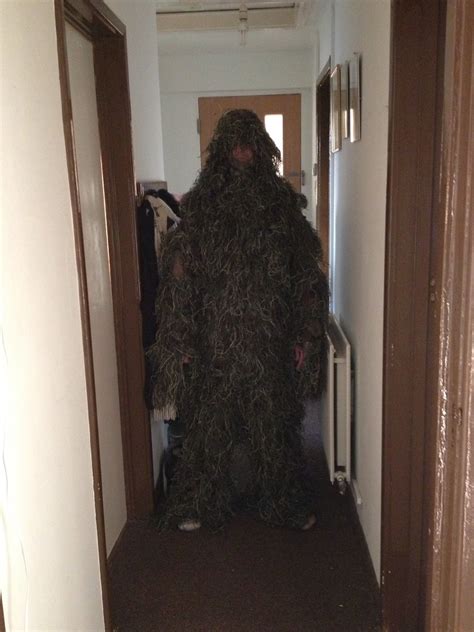 All Ghillied Up My New Ghillie Camoflage Suit Russell Filby Flickr