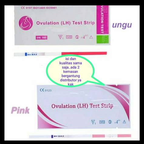 Jual Tes Masa Subur Ovulasi Wanita Lh Ovulation Test Pack Strip Di