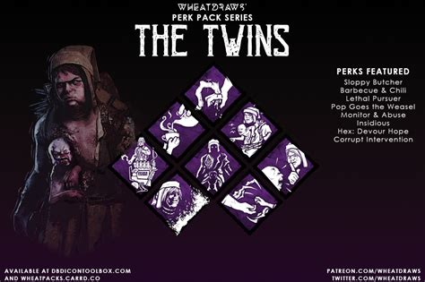 Wheatdraws — Perk Pack Series The Twins Cleave And Slice