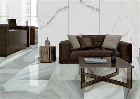 Luxury Large Living Room Exterior Porcelain Wall Tile Marble Look 24x48