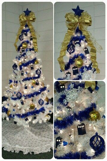 Doctor Who Christmas Tree Decorated For The December Meeting Of The