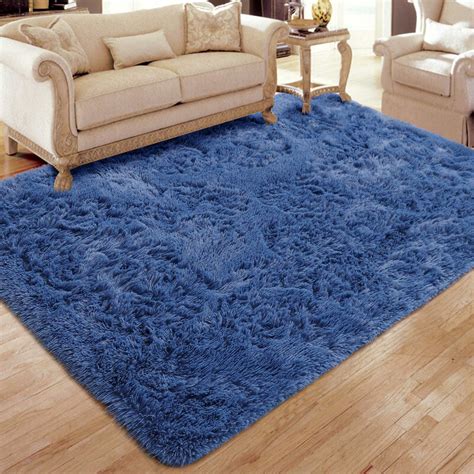 Junovo Super Soft Fluffy Area Rugs For Bedroom Shaggy Carpet For