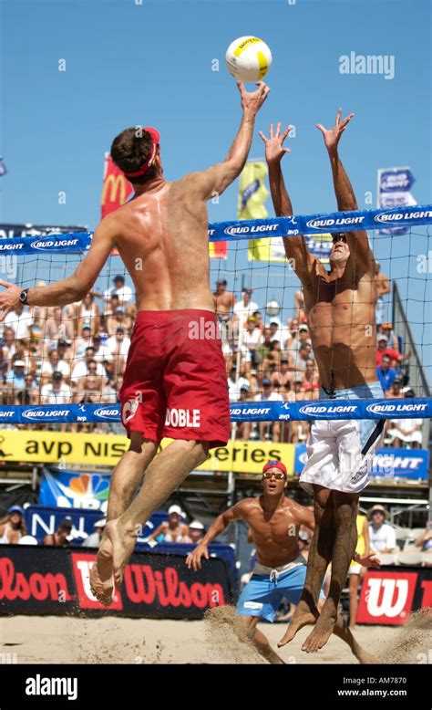 Avp Professional Beach Volleyball California Usa Stock Photo Alamy