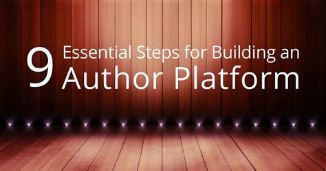 9 Essential Steps For Building An Author Platform Book Cave