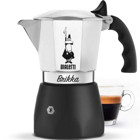Bialetti Brikka 4 Cup Moka Pot With High Pressure Valve Whole Latte Love