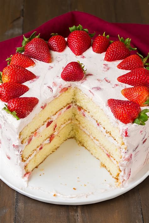 20 Strawberry Birthday Cake