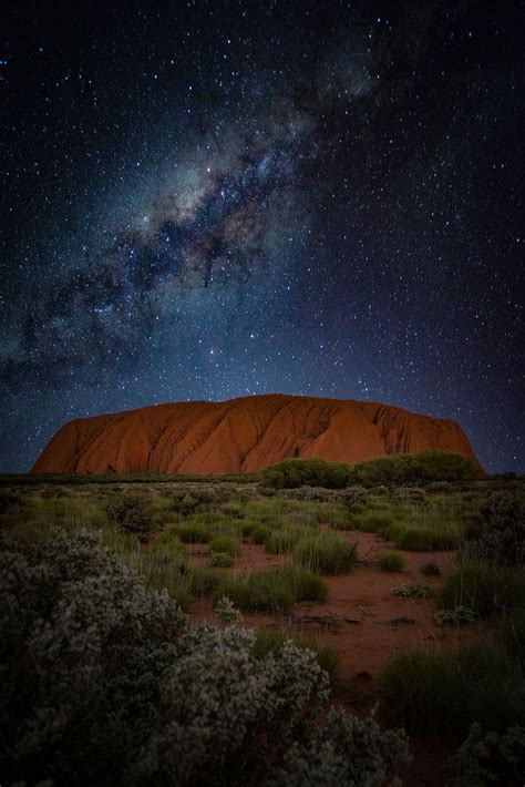 Good Night Australia Uluru Central Australia Northern Territory