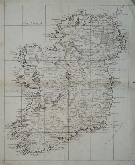 Antique Map Of Ireland