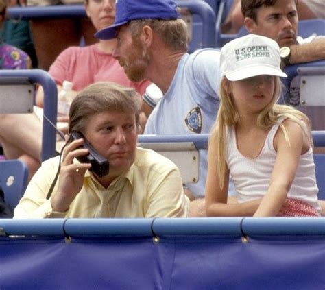 Donald And Ivanka Trump At The Us Open Tennis Tournament On August 30