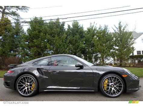 2016 Slate Grey Paint To Sample Porsche 911 Turbo S Coupe 110056991