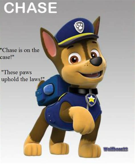Paw Patrol Pup Chase By Wolfboss22 On Deviantart Paw Patrol Paw