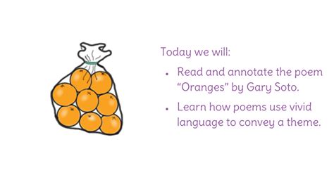 😀 What Does The Poem Oranges By Gary Soto Mean Oranges By Gary Soto