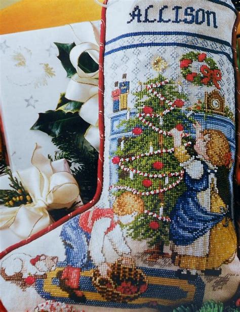 Counted Cross Stitch Christmas Stocking Free Cross Stitch Patterns