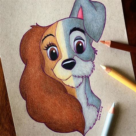 All kids network is dedicated to providing fun and educational activities for parents and teachers to do with their kids. Lady and the Tramp Fan Art #disney #fanart #disneyfanart ...