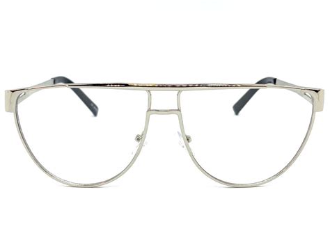 Men Women Classy Elegant Vintage Retro Style Clear Lens Eye Glasses Chrome Frame Ebay