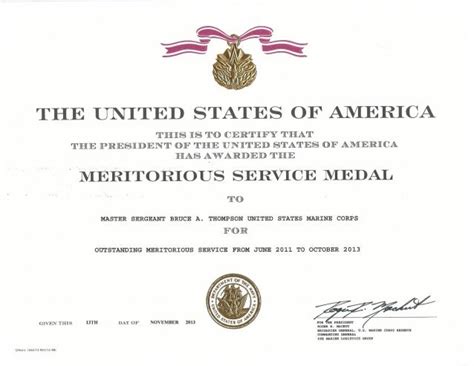 Meritorious Service Medal 24th Marines