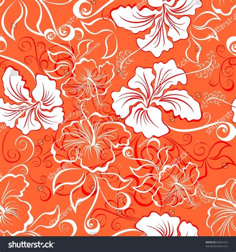 12 3 4 5 next. Seamless Hawaiian Pattern Wallpaper Stock Vector 80061619 ...