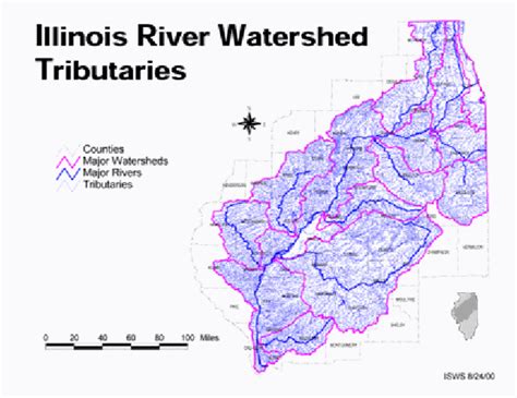 Illinois River Watershed With Sub Basins Identified Download