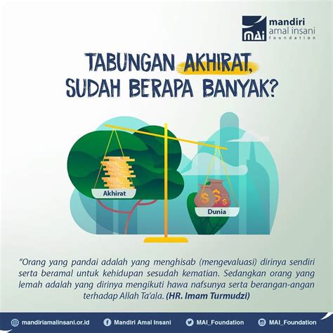 Tabungan Akhirat Sudah Berapa Banyak Badan Amil Zakat Mai Foundation