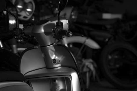 Motorcycle Parked Garage Stock Photos Pictures And Royalty Free Images