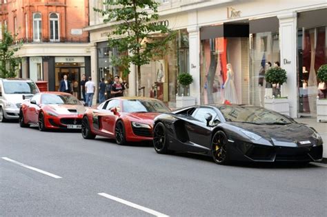 Gas Guzzling Supercars Of Middle Eastern Millionaires Arrive In London