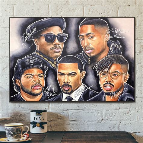 Hip Hop Rap Legends 90s Hip Hop Poster Canvas Rever Lavie
