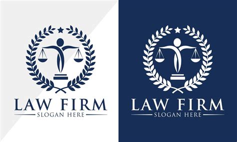 Law firm logo design, Lawyer logo vector template 7476700 Vector Art at