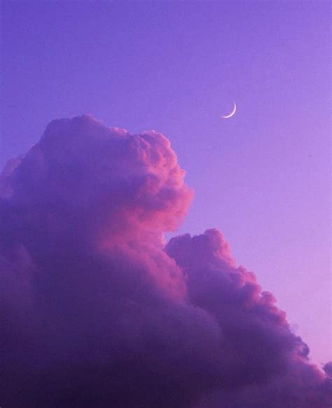 Purple Wallpaper Aesthetic Clouds