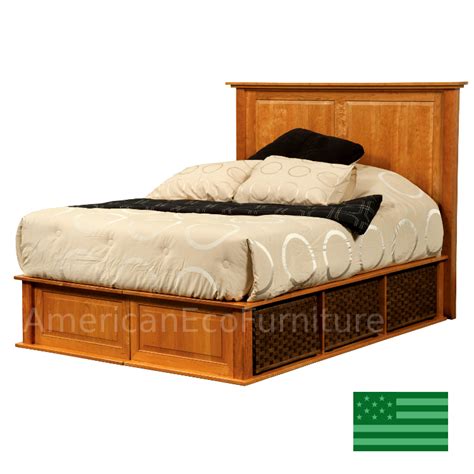 Amish Claremont Platform Bed Usa Made Bedroom Furniture American