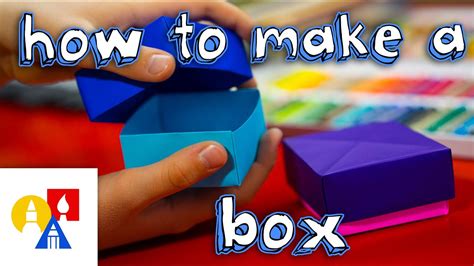 How To Fold An Origami Box With Lid Youtube