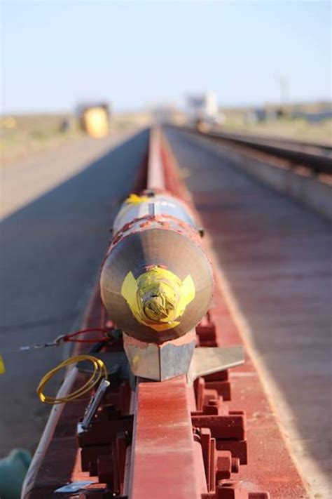 Us Air Force Engineers Prepare Rocket Sled For Hypersonic Ground Tests