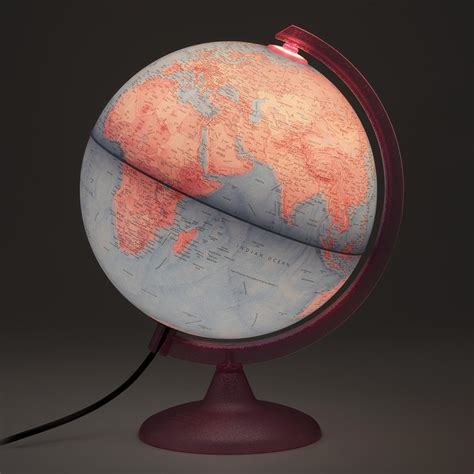 Pink Continental Globe Waypoint Geographic