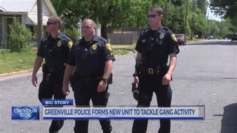 Greenville Police Department Forms New Neighborhood Gang Unit Youtube