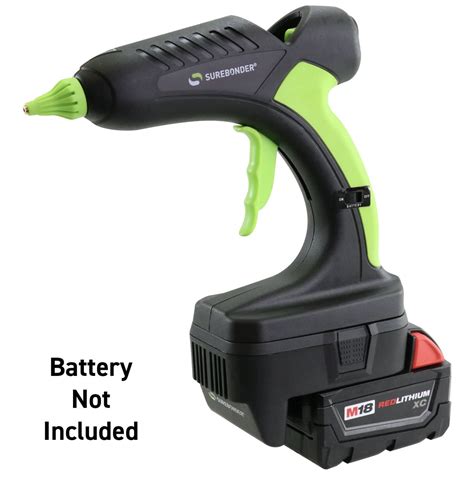 Manufactured with heavy use in mind. PRO2-60 Watt 18 volt Surbonder cordless glue gun Milwaukee ...